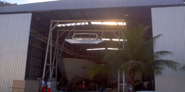 Instalacao Flybridge Proa